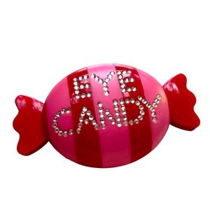 Vintage Y2K Pink by Victoria’s‎ Secret Eye Candy Pink & Red Candy Compact Mirror